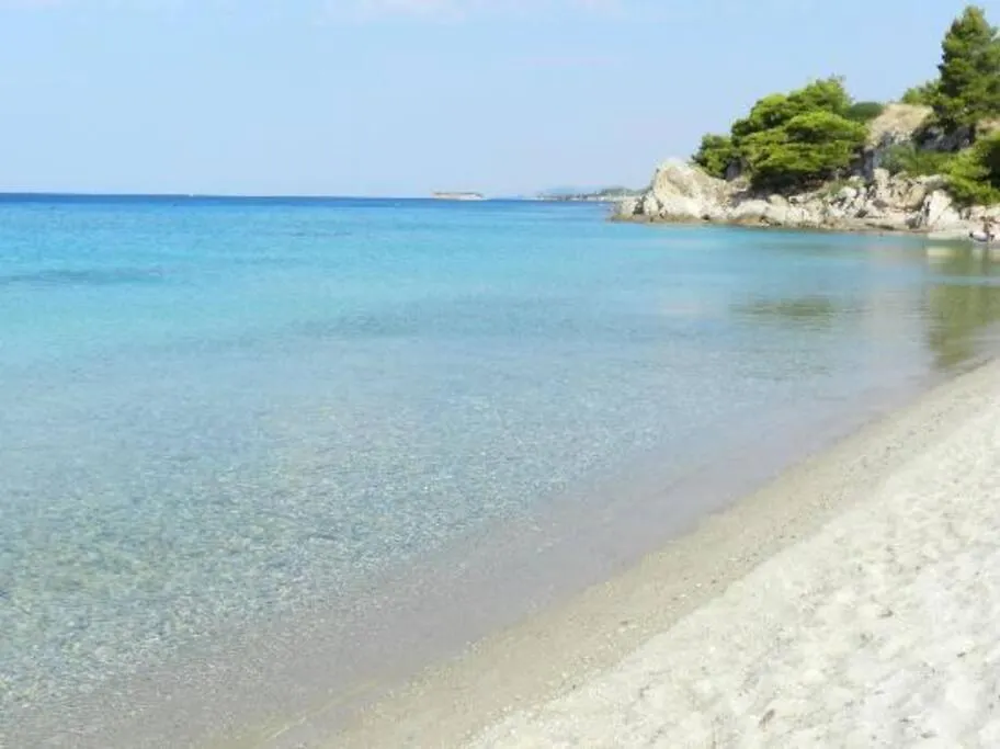 Ferienhaus Villa Family House 250M Away From The Coast, With Big Garden Nikiti